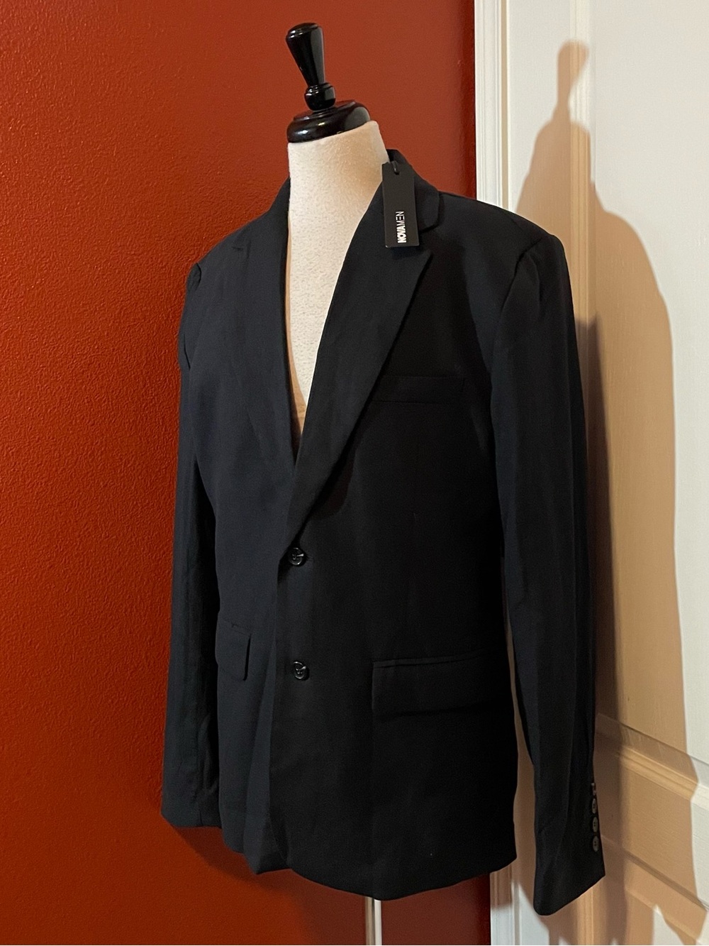 Fashion Nova Men’s NWT Bahamas Resort Linen Blend‎ Two Button Blazer Sport Coat
